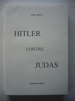 Imagen del vendedor de Hitler contre Judas a la venta por D'un livre  l'autre