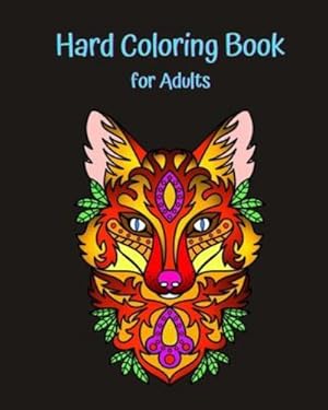 Image du vendeur pour Hard Coloring Book for Adults by Fredson, Rosalia [Paperback ] mis en vente par booksXpress