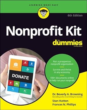 Imagen del vendedor de Nonprofit Kit For Dummies by Browning, Beverly A., Hutton, Stan, Phillips, Frances N. [Paperback ] a la venta por booksXpress