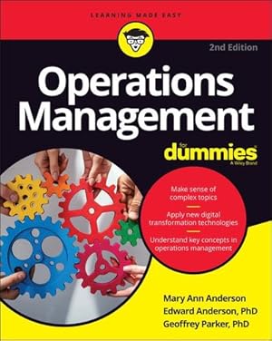 Seller image for Operations Management For Dummies by Anderson, Mary Ann, Anderson, Edward J., Parker, Geoffrey [Paperback ] for sale by booksXpress