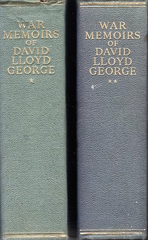 Imagen del vendedor de War Memories of Lloyd George (2 Volumes, complete) a la venta por Dorley House Books, Inc.