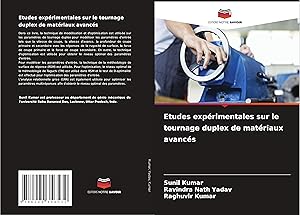 Seller image for Etudes exprimentales sur le tournage duplex de matriaux avancs for sale by moluna