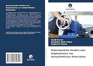 Seller image for Experimentelle Studien zum Duplexdrehen von fortschrittlichen Materialien for sale by moluna