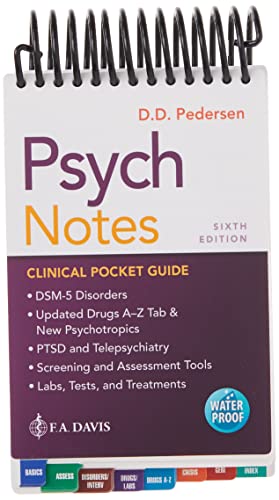 Seller image for PsychNotes: Clinical Pocket Guide by Pedersen MSN APRN PMHCNS, Darlene D. [Spiral-bound ] for sale by booksXpress
