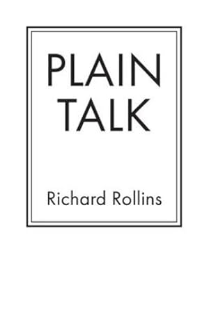 Imagen del vendedor de Plain Talk [Soft Cover ] a la venta por booksXpress