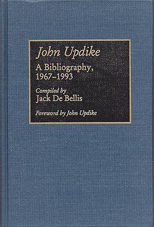 Bild des Verkufers fr John Updike: A Bibliography, 1967-1993 zum Verkauf von Fireproof Books