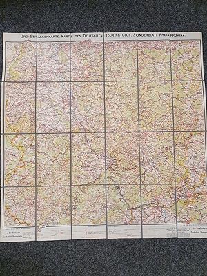 Jro-Straßenkarte. Sonderblatt Rheinprovinz: Aachen, Köln, Dortmund, Frankfurt a.M., Darmstadt, Tr...