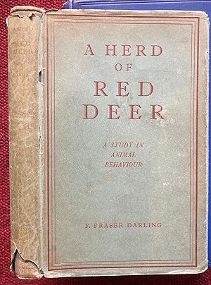 Seller image for A HERD OF RED DEER. A STUDY IN ANIMAL BEHAVIOUR. for sale by Graham York Rare Books ABA ILAB