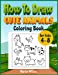Imagen del vendedor de How to draw cute animals coloring book for kids 4-8: An Activity book with cute puppies, perfect for boys and girls, to learn while having fun! [Soft Cover ] a la venta por booksXpress