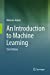 Imagen del vendedor de An Introduction to Machine Learning by Kubat, Miroslav [Hardcover ] a la venta por booksXpress
