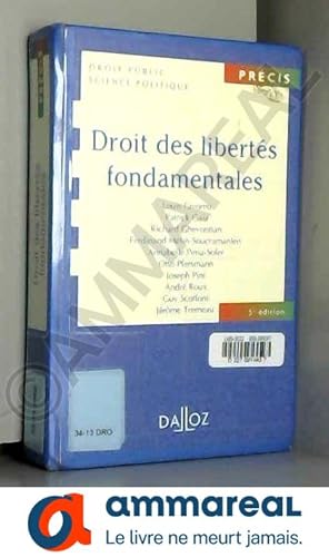 Seller image for Droit des liberts fondamentales for sale by Ammareal