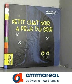 Bild des Verkufers fr Petit chat noir a peur du soir zum Verkauf von Ammareal