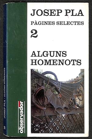 Imagen del vendedor de Alguns homenots a la venta por Els llibres de la Vallrovira