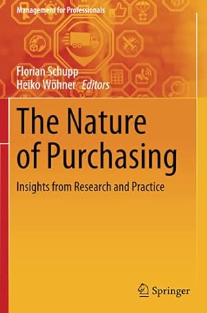 Immagine del venditore per The Nature of Purchasing: Insights from Research and Practice (Management for Professionals) [Paperback ] venduto da booksXpress