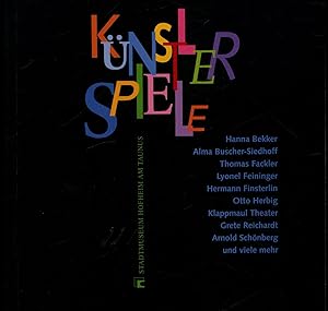 Bild des Verkufers fr Knstlerspiele. Von Malern, Bildhauern, Architekten und Designern des 20 Jahrhunderts erfunden, entworfen und gestaltet (26.10.2003 - 15.02.2004) zum Verkauf von Antiquariat Kastanienhof