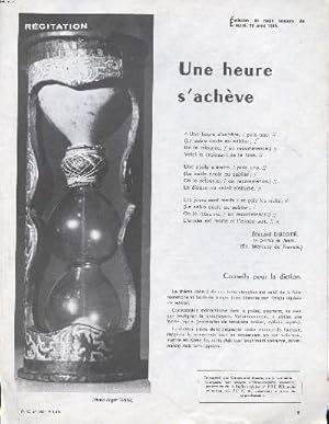 Seller image for Rcitation Une heure s'achve Extrait du D.C. N 151 du 9-4-64 for sale by Le-Livre