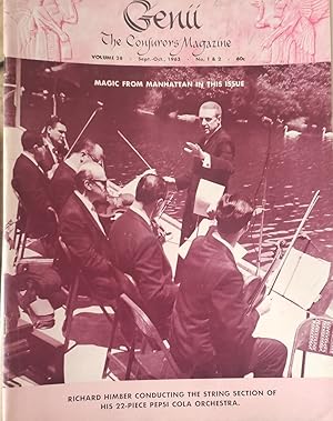 Bild des Verkufers fr Genii. The Conjurors' Magazine. An Independent Magazine for Magicians. Volume 28, Nos 1 & 2, Sept-Oct 1963 (Richard Himber on cover) zum Verkauf von Shore Books