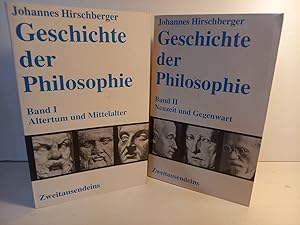 Geschichte der Philosophie. 2 Bände (komplett).