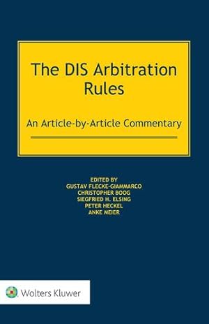 Seller image for The Dis Arbitration Rules: An Article-By-Article Commentary [Hardcover ] for sale by booksXpress