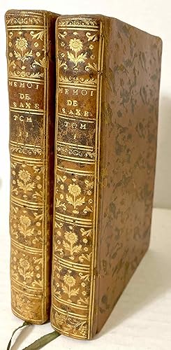 1756 Maurice de Saxe, Rêveries ou Mémoires sur l'Art de la Guerre, 2 vols. + 1 vol. relié avec :M...