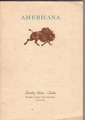 Immagine del venditore per Americana Catalogue Two venduto da Recycled Books & Music