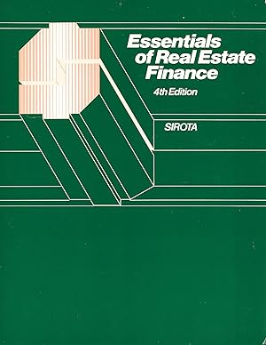 Image du vendeur pour Essentials of Real Estate Finance mis en vente par Charing Cross Road Booksellers