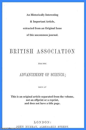 Image du vendeur pour Polar Exploration. An uncommon original article from The British Association for The Advancement of Science report, 1872. mis en vente par Cosmo Books