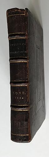 Image du vendeur pour Miscellanies: in five essays. I. Upon the office of a chaplain. II. Upon pride. III. Upon cloaths. IV. Upon duelling. V. Upon general kindness. The four last by way of dialogue. By Jeremy Collier, M.A. 1694 [bound with] Miscellanies upon moral subjects. The second part. 1695. mis en vente par Celsus Books, PBFA.