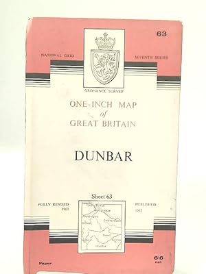 Immagine del venditore per One-Inch Map of Great Britain. DUNBAR, Sheet 63, National Grid Seventh Series venduto da World of Rare Books