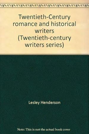 Bild des Verkufers fr Twentieth Century Romance and Historical Writers (20th-century writers series) zum Verkauf von WeBuyBooks