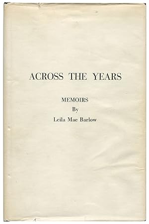 Across the Years: Memoirs