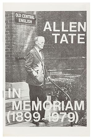 Imagen del vendedor de Allen Tate. In Memoriam (1899-1979) a la venta por Between the Covers-Rare Books, Inc. ABAA