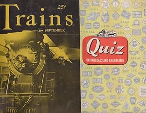 Seller image for Trains Issue September, 1941 [AND] Quiz on Railroads and Railroading (1948) for sale by Americana Books, ABAA