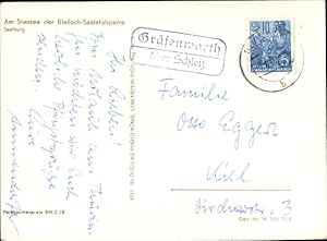 Ansichtskarte / Postkarte Landpoststempel Gräfenwarth über Schleiz