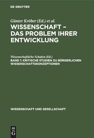 Image du vendeur pour Kritische Studien zu brgerlichen Wissenschaftskonzeptionen mis en vente par AHA-BUCH GmbH