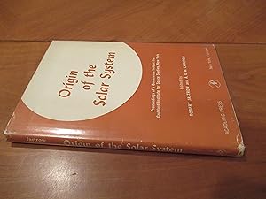 Bild des Verkufers fr Origin Of The Solar System: Proceedings Of A Conference Held At The Goddard Institute For Space Studies, New York, January 23-24, 1962 zum Verkauf von Arroyo Seco Books, Pasadena, Member IOBA