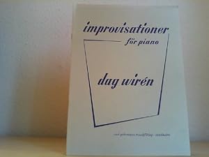 Imagen del vendedor de improvisationer fr piano. a la venta por Antiquariat im Schloss