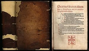 Sextus decretalium liber. Sextus decretalium liber a Bonifacio. viii. in concilio Lugdunensi edit...