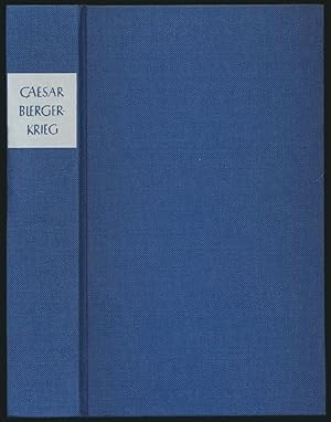 Der Bürgerkrieg. Lateinisch - deutsch ed. Otto Schönberger.
