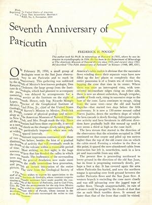 Seventh Anniversary of Paricutin.