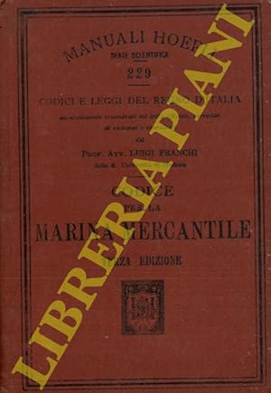 Seller image for Codice per la marina mercantile. Nuova edizione. for sale by Libreria Piani