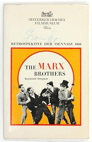 The Marx Brothers. With Groucho's autograph signature.