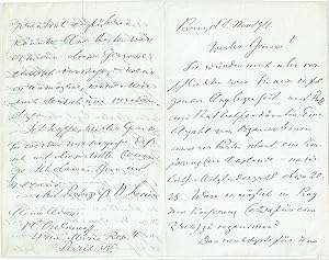 Seller image for Autograph letter signed ("N. Lenin"). for sale by Antiquariat INLIBRIS Gilhofer Nfg. GmbH