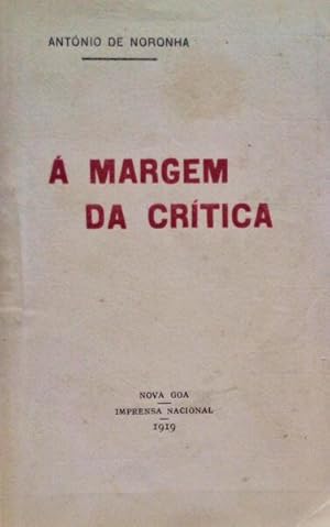 Á MARGEM DA CRÍTICA.