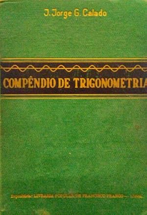 Immagine del venditore per COMPNDIO DE TRIGONOMETRIA. venduto da Livraria Castro e Silva