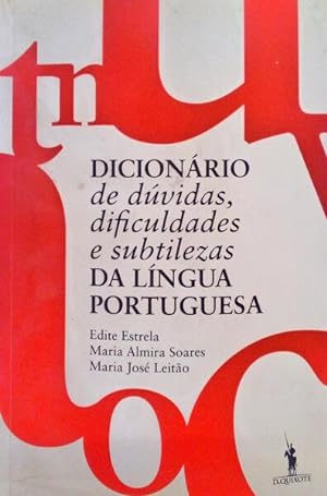 Seller image for DICIONRIO DE DVIDAS, DIFICULDADES E SUBTILEZAS DA LNGUA PORTUGUESA. for sale by Livraria Castro e Silva
