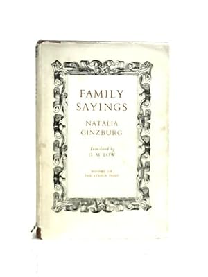 Imagen del vendedor de Family Sayings a la venta por World of Rare Books