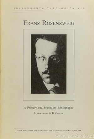 Bild des Verkufers fr Franz Rosenzweig. A primary and secondary bibliography. zum Verkauf von Antiquariaat Isis