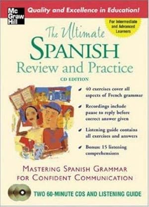 Bild des Verkufers fr The Ultimate Spanish Review & Practice (Book w/2CDs) (Uitimate Review and Reference Series) zum Verkauf von WeBuyBooks