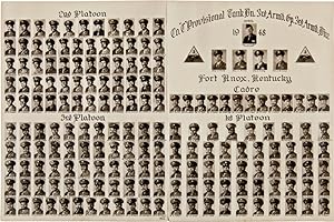 [PHOTOGRAPHIC ROSTER OF AN AFRICAN-AMERICAN TANK BATTALION, COMPANY "C" OF THE THIRD ARMY DIVISIO...
